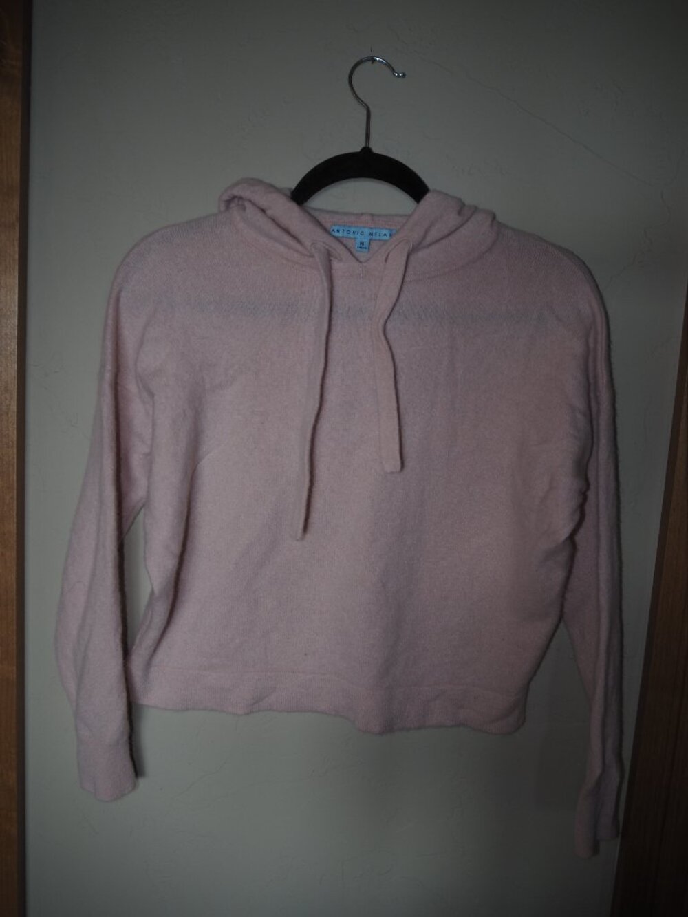 Antonio Melani 100% Cashmere Pink Hoodie Jogger Set M/S